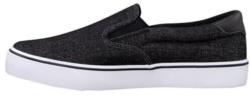 Lugz Clipper Sneaker black white denim