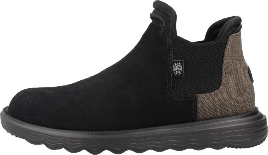 Dude Branson Suede Shoes black