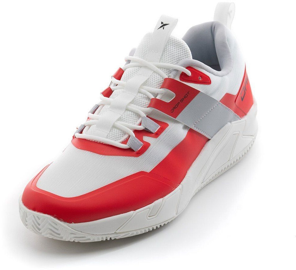 Drop Shot Dailos All Court Shoes red white