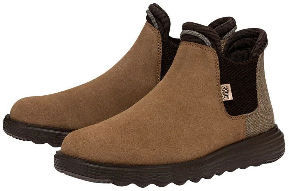Dude Branson Suede Shoes brown