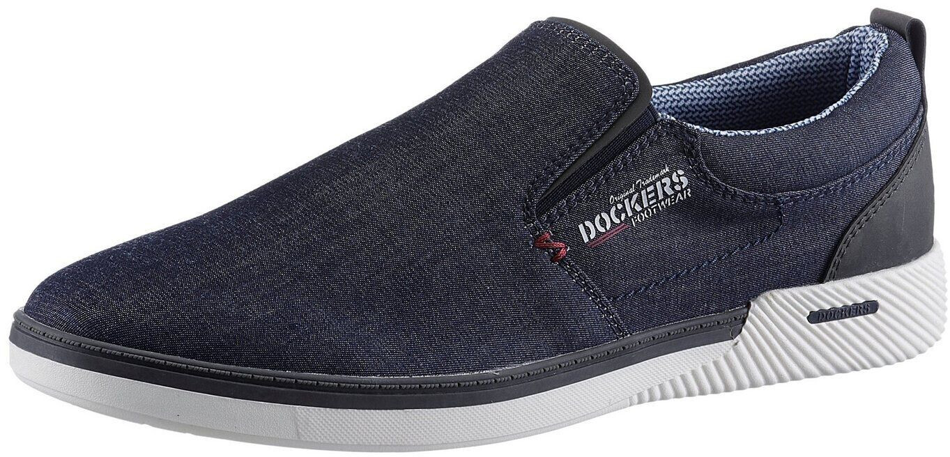 Dockers by Gerli Slipper Slip-On Sneaker Casual Shoe Slip-On Shoe Stretch Inserts blue