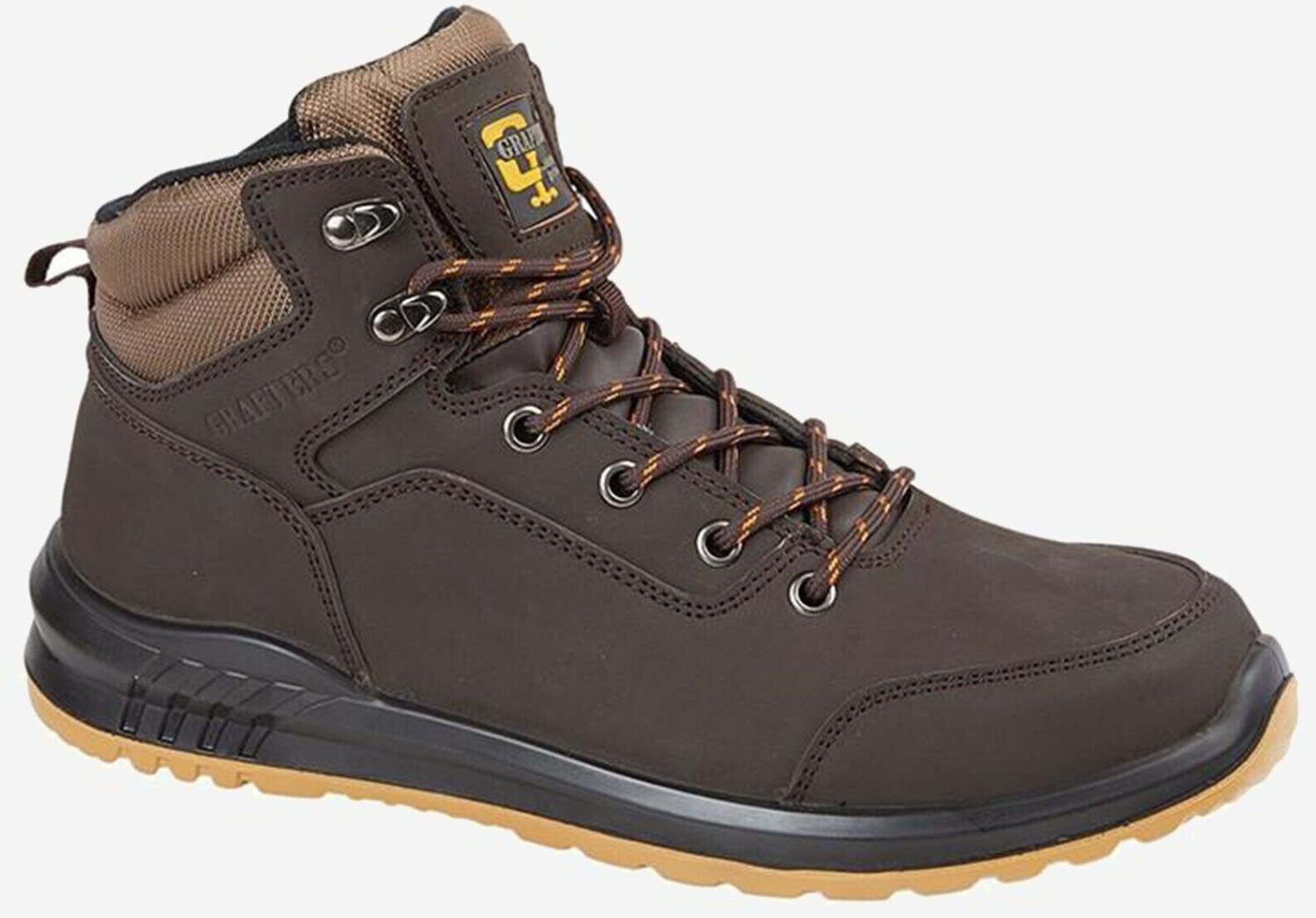Grafters Sitka Men's Safety Lace-up brown