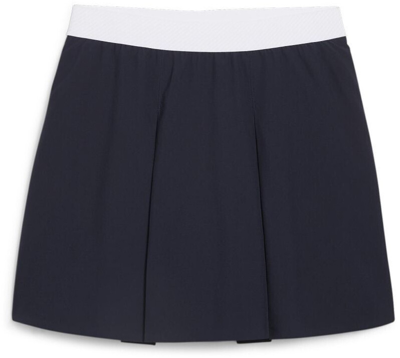 Puma W Club Pleated Skirt deep navy-white glow XL