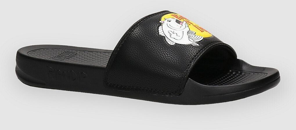 RipNDip Cat Fish Slides Sandals black