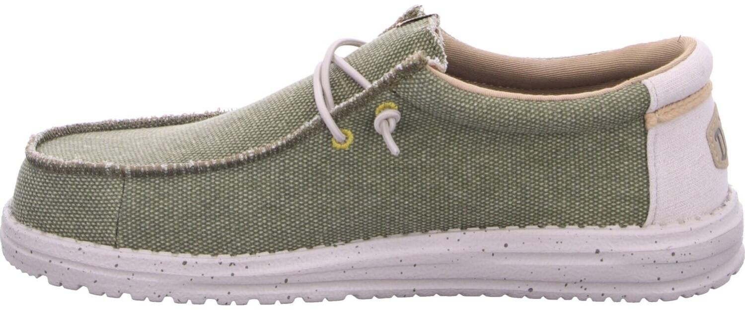 Dude Wally Coastline Jute Olive Canvas
