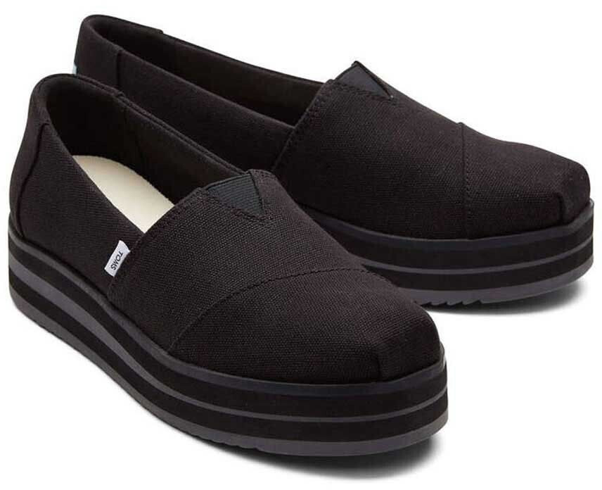 TOMS Shoes Midform Espadrilles black