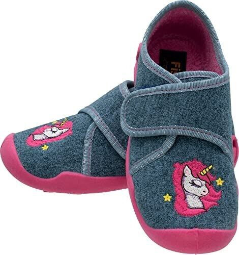 Fischer Blanka Slipper blue pink