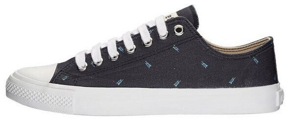 Ethletic Fair Trainer White Cap Lo Cut snow leopard blue