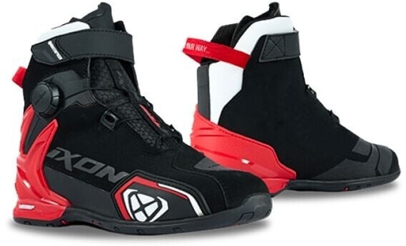 IXON Bull 2 WP Shoes black/white/red