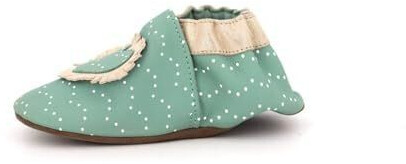 Robeez Tiny Heart Slipper green