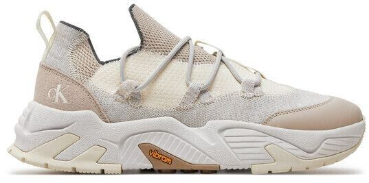 Calvin Klein Sneakers Chunky Vibram Sock Mix Mg Uc YM0YM00962 Ecru