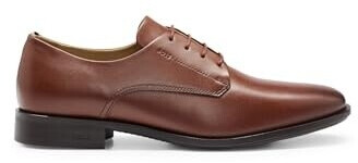 Hugo Boss Leather Derbys with logo embossing Colby Derb lt N 50498467 dark brown
