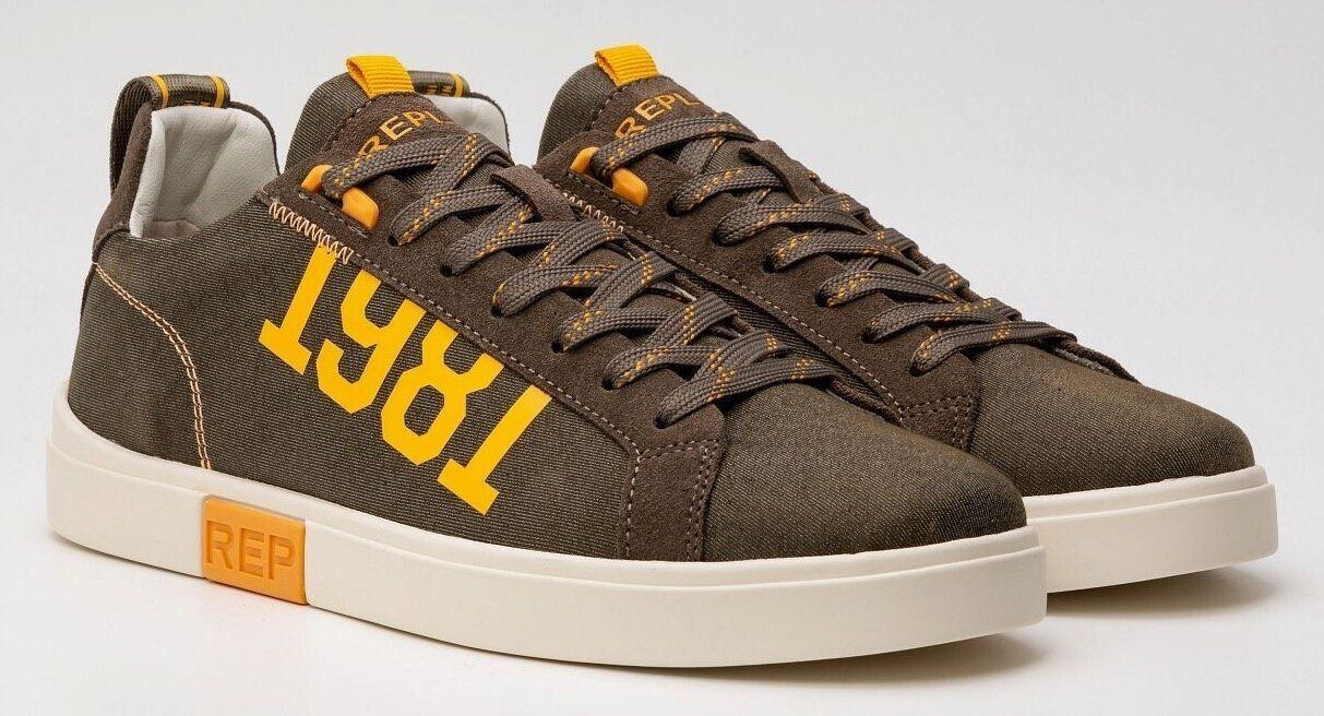 Replay Sneaker GMZ3P 000 C0023T Mil Grn Orange