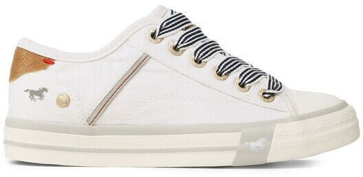 MUSTANG Sneakers made of fabric 5024-318-1 white