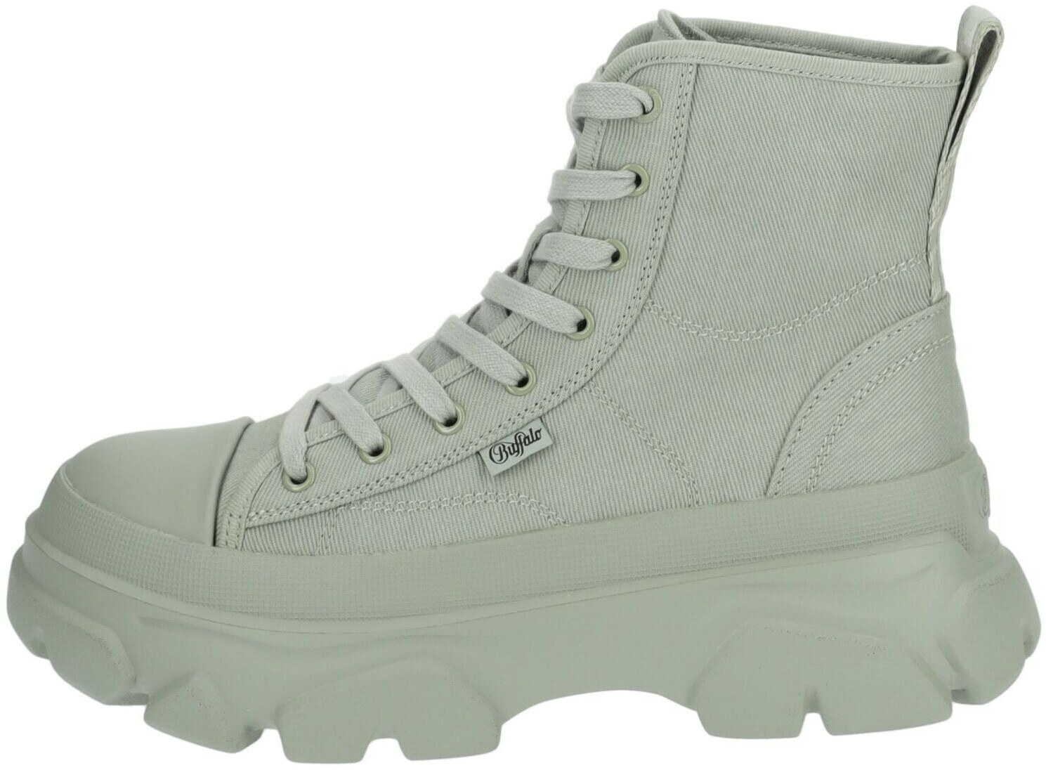 Buffalo Sneaker green block heel for women
