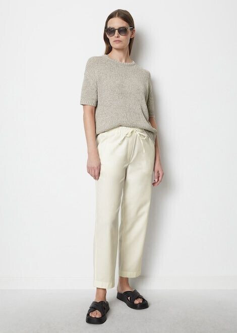 Marc O'Polo Joggpants Tapered (403134010317) white cotton