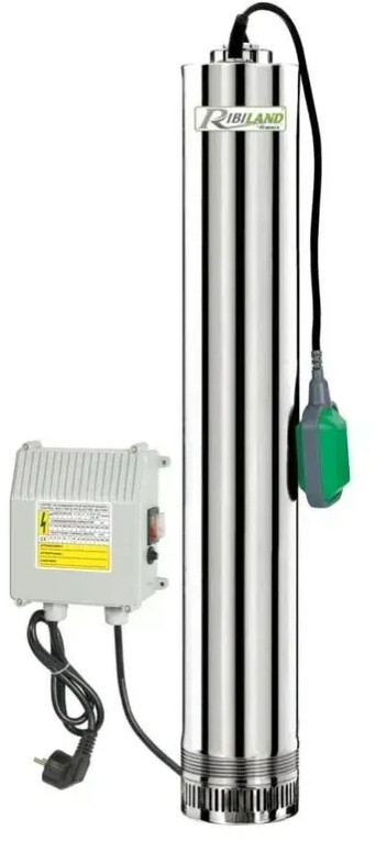 Ribitech Pompe immergée 11 000 W avec tableau électrique & flotteur