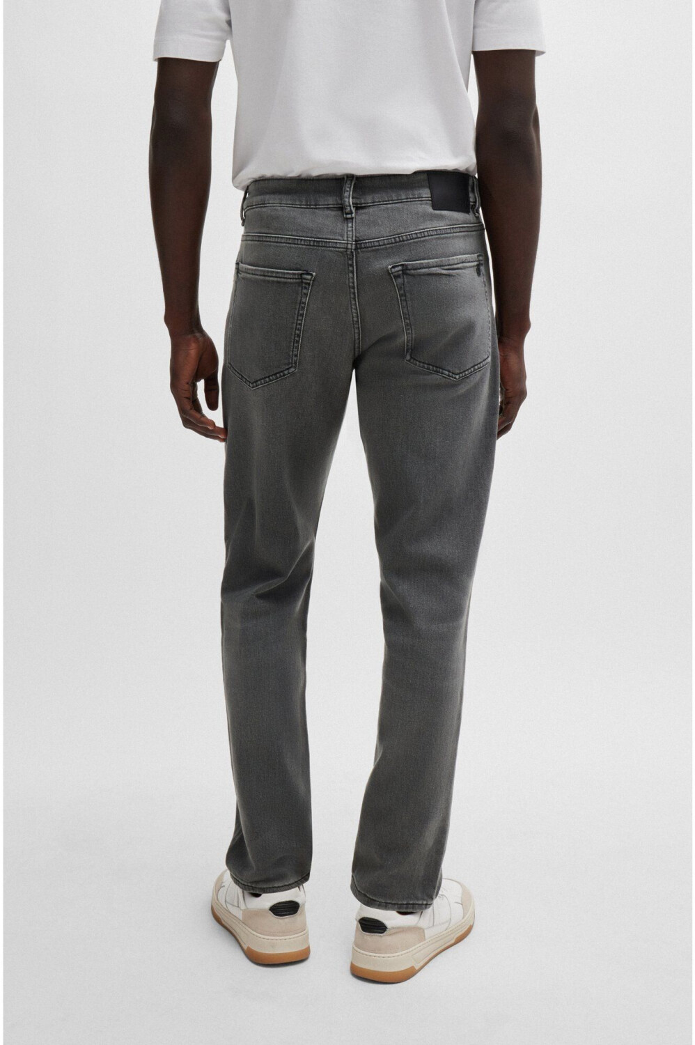 Hugo Boss Graue Regular Fit Jeans aus bequemem Stretch Denim 50524010 grau ab 73 99 Preisvergleich bei idealo