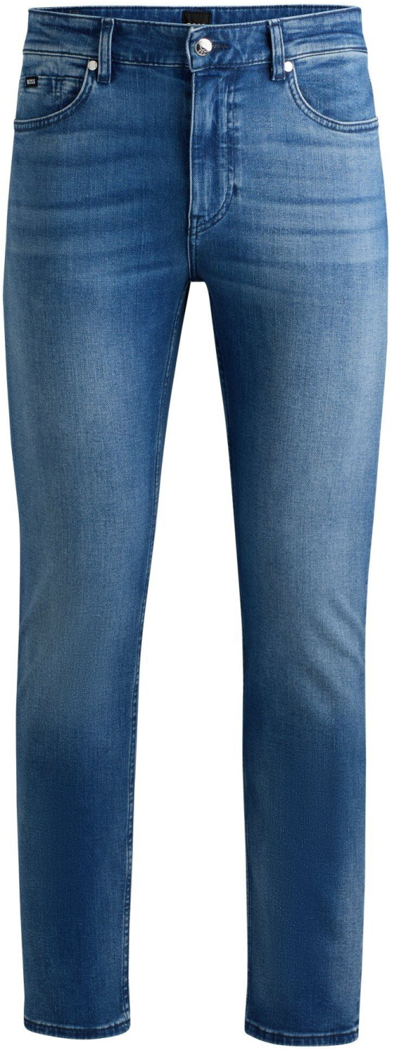 Hugo Boss Slim-fit jeans in blue cashmere-touch denim (50520856) blue