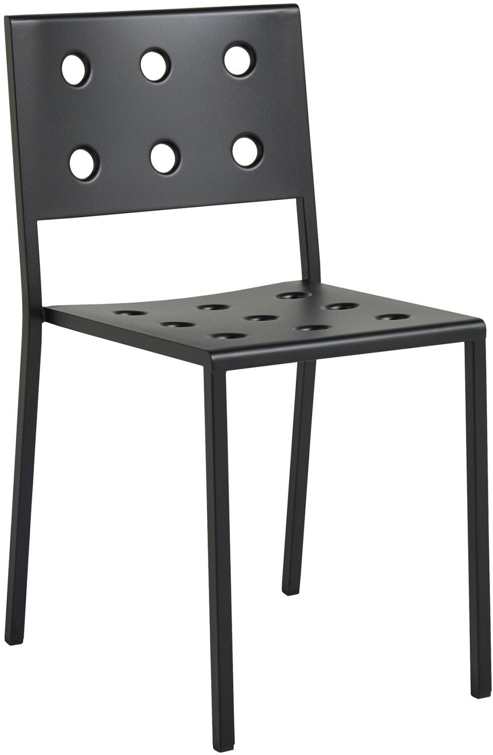 HAY Balcony Dining Chair black metal 44x81x52 cm anthracite (AC139-A235) (102)