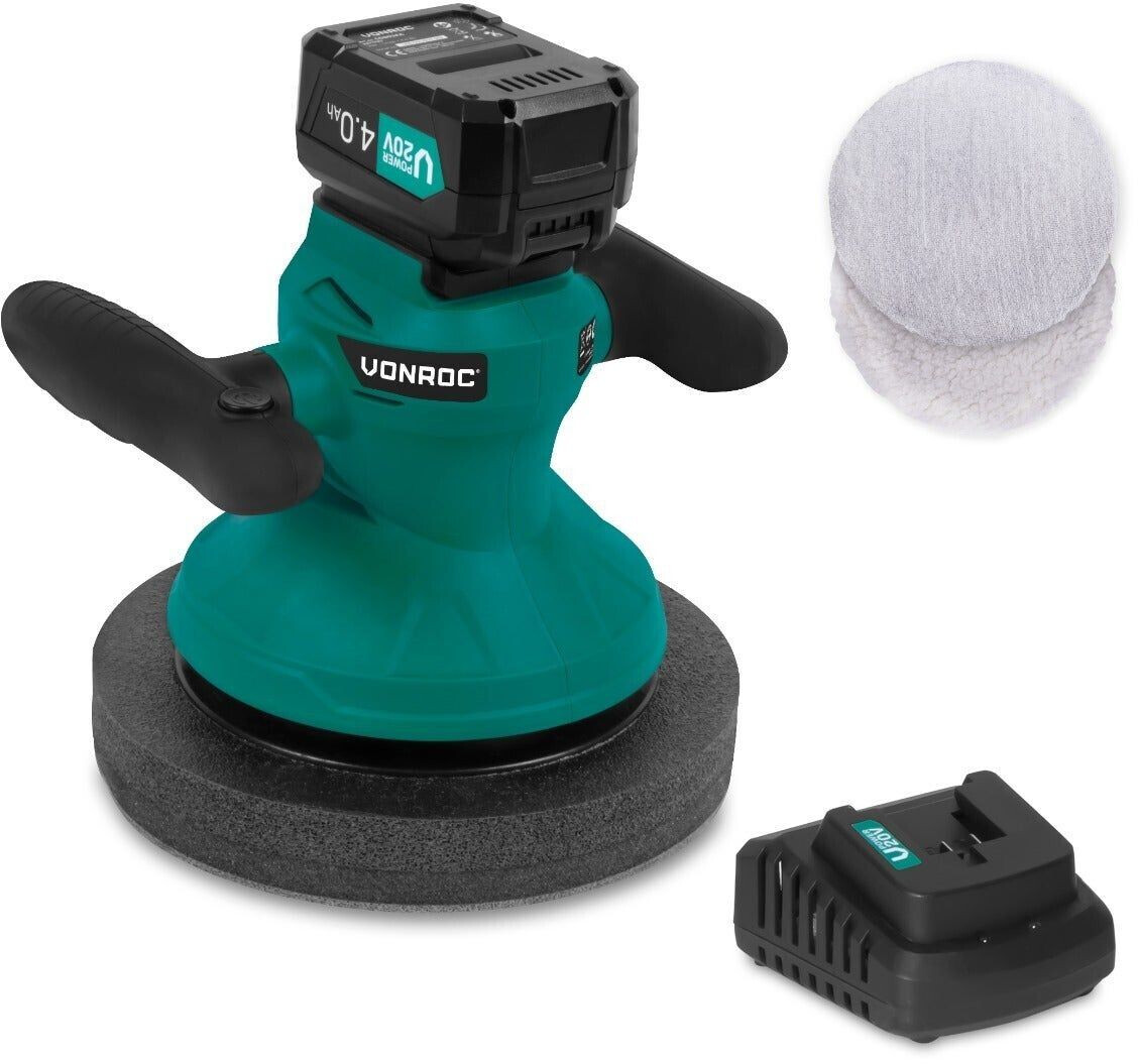 VONROC PM508DC avec batterie 4 Ah et chargeur