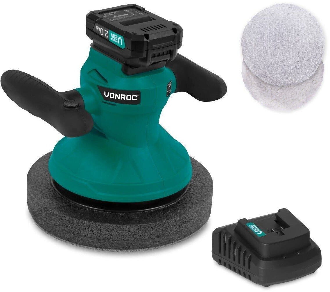 VONROC PM508DC avec batterie 2 Ah et chargeur