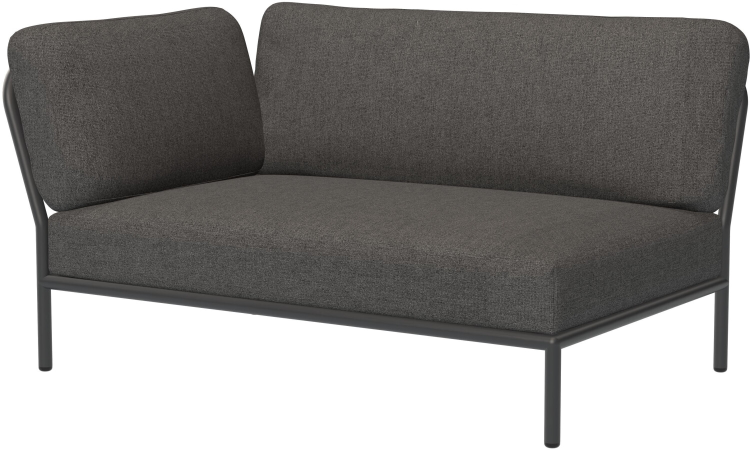 Houe LEVEL Lounge Sofa grau 139x68x92 cm Basic dunkelgrau Basic Dark grey (203)