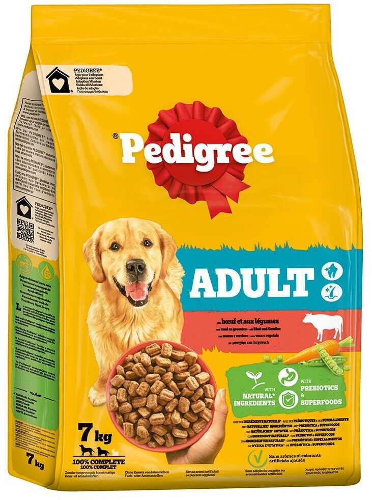Pedigree Adult croquettes pour chien bœuf/légumes