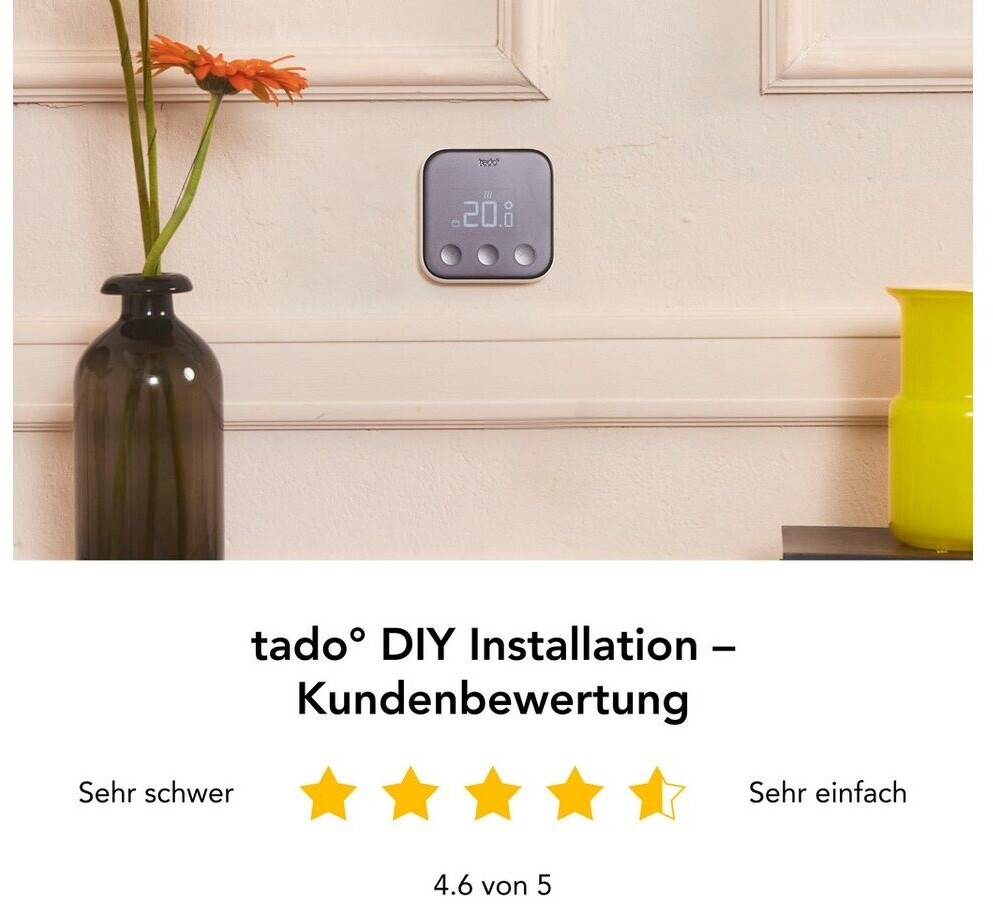 Tado Smart Thermostat X Starter Set verkabeltes Raumthermostat Tado Smart Thermostat X Starter Set verkabeltes Raumthermostat