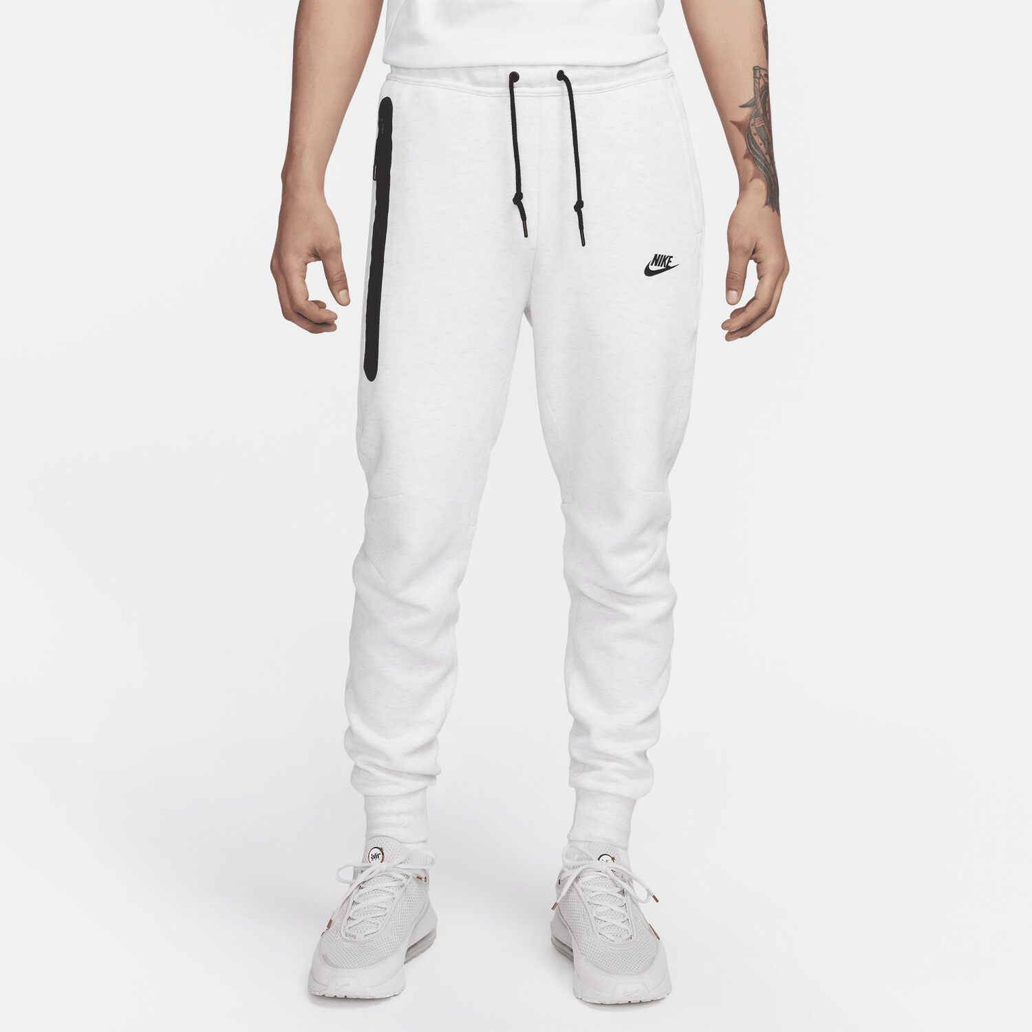 Buy Nike Sportswear Tech Fleece Pants birch heather black from 50.00 Today Best Deals on idealo