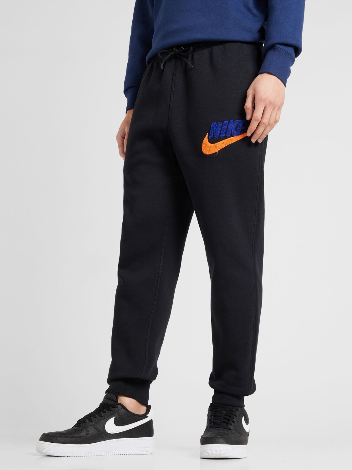 Black nike fleece joggers online