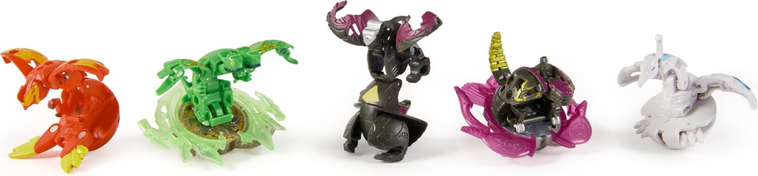 Spin Master Bakugan Battle 5-Pack Special Attack Trox Nillious Dragonoid Wing Ventri (6068090)