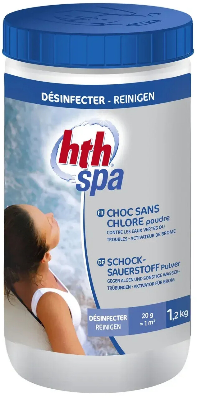 HTH Choc sans chlore pour spa gonflable 1,2kg
