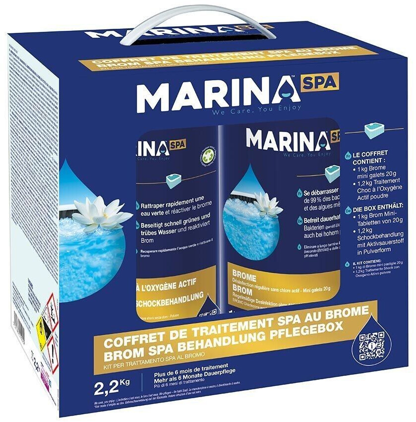 Marina Coffret de traitement au brome pour spa