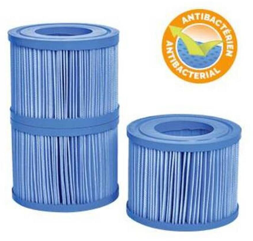 NetSpa Lot de 3 cartouches de filtration antibactériennes
