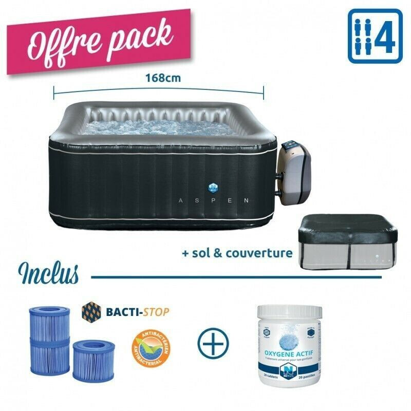 NetSpa Aspen avec filtre antibactérien & oxygène actif