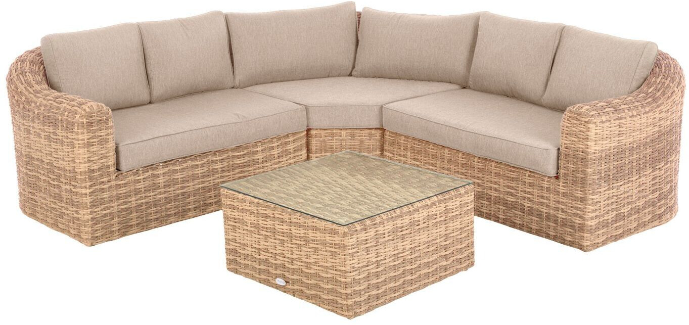 Hespéride Moorea 5-seater corner lounge savana