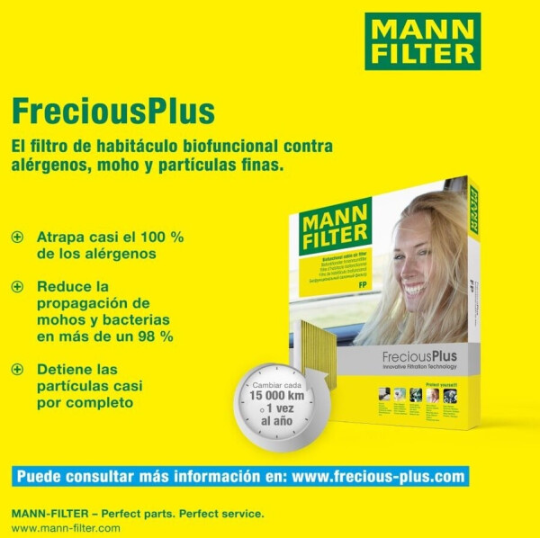 Mann Filter Pollenfilter für VW Transporter T5 / Caravelle T6 Multivan (FP 2842), Bild 9