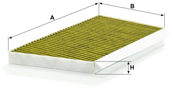 Mann Filter Pollenfilter für Mercedes-Benz CLK C-Klasse Clc-Klasse (FP 3461), Bild 7
