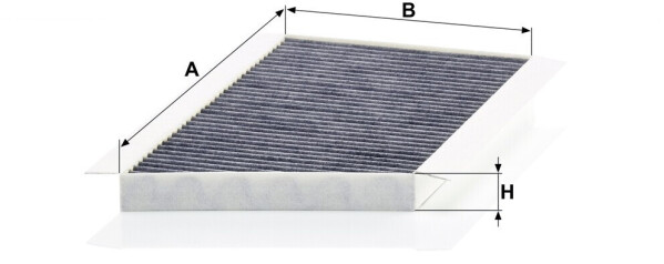 Mann Filter Pollenfilter für Mercedes-Benz CLK C-Klasse Clc-Klasse (CUK 3461), Bild 8