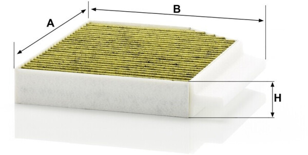 Mann Filter Pollenfilter für Mercedes-Benz C-Klasse E-Klasse GLC CLS (FP 26 023), Bild 6