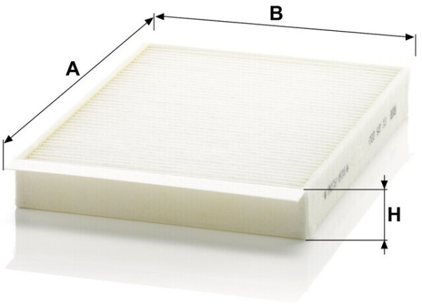 Mann Filter Pollenfilter für Mercedes-Benz C-Klasse E-Klasse (CU 25 002), Bild 7