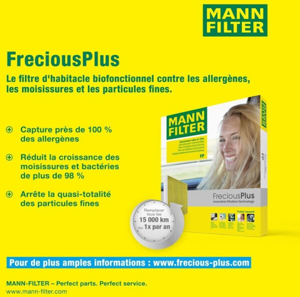 Mann Filter Pollenfilter für Lexus IS II Toyota Avensis Camry Corolla (FP 1919), Bild 9
