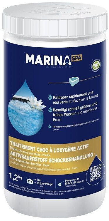 Marina Choc oxygène actif pour spa 1,2 kg