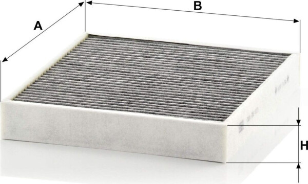 Mann Filter Pollenfilter für Audi A1 Skoda Fabia II Rapid Seat (CUK 26 010), Bild 4