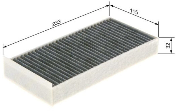Bosch Pollenfilter 2 für BMW Mini X2 I3 Countryman 1 (1 987 435 582), Bild 9