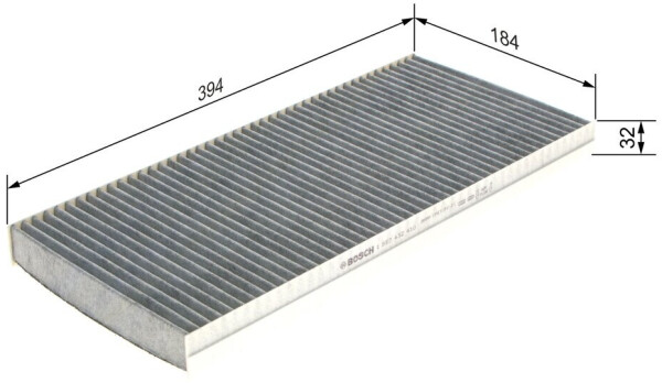 Bosch Pollenfilter 1 für Mercedes-Benz A-Klasse B-Klasse (1 987 432 410), Bild 2