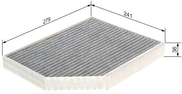 Bosch Pollenfilter 1 für Audi A5 A4 B8 Q5 Porsche Macan Allroad (1 987 432 369), Bild 2