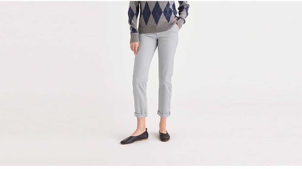 Dockers Weekend Slim Ankle Chino Pants Woman (52699-0132) grey