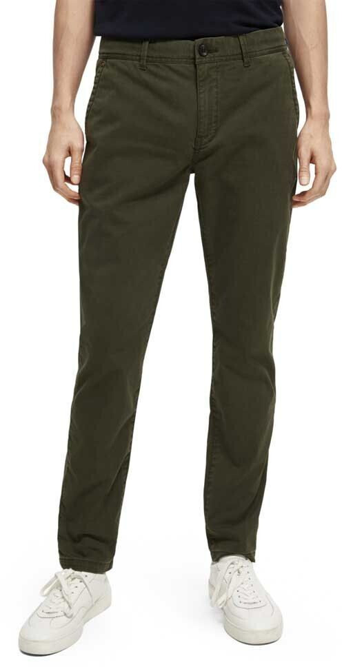 Scotch & Soda Essentials Stuart Regular Slim Fit Chino Pants (179012-0360) green
